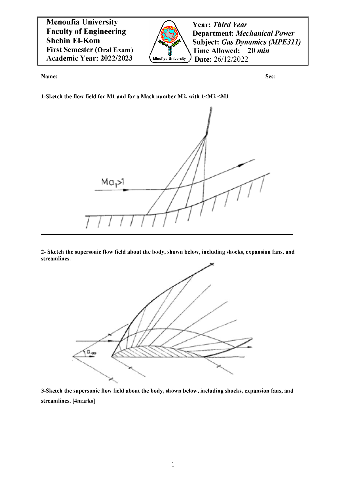 oral-exam-2022-solution-1-name-sec-1-sketch-the-flow-field-for-m1