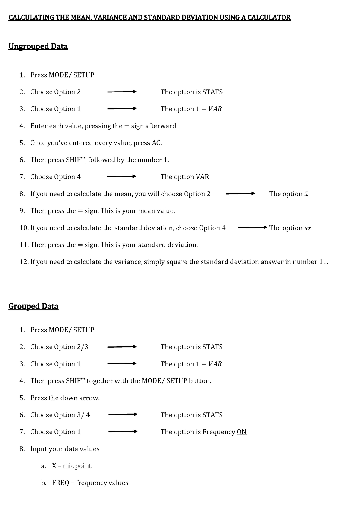 calculating-the-mean-sd-and-var-calculating-the-mean-variance-and