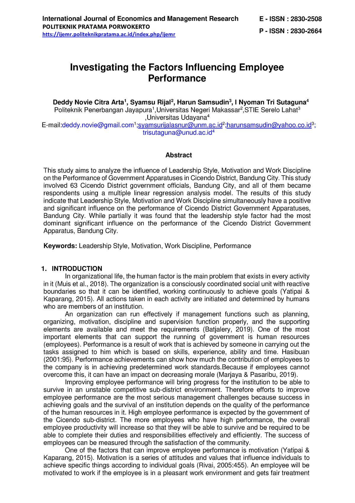 63-75+Investigating+the+Factors+Influencing+Employee+Performance ...