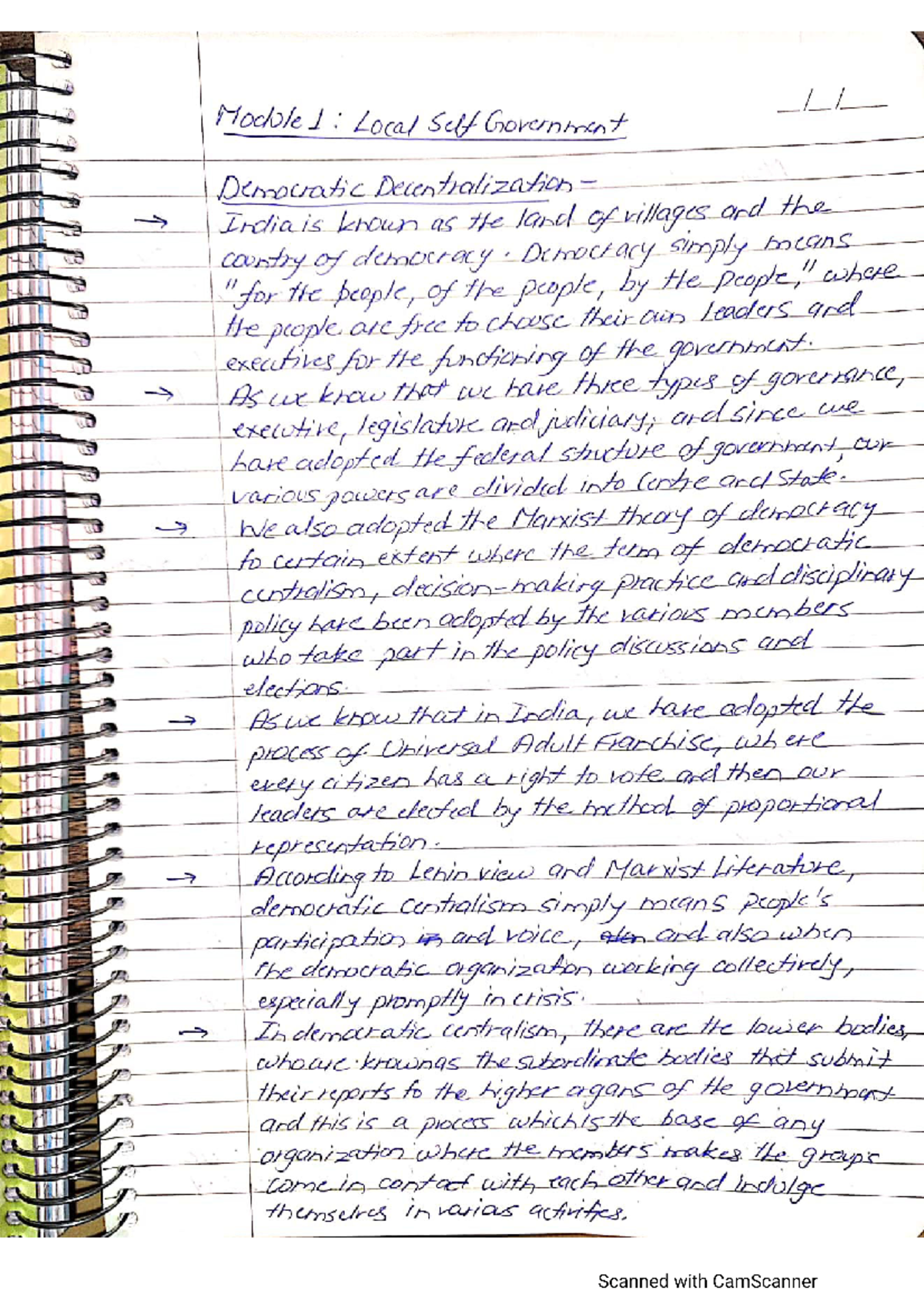 Local Self Government Notes - International institutions - Studocu