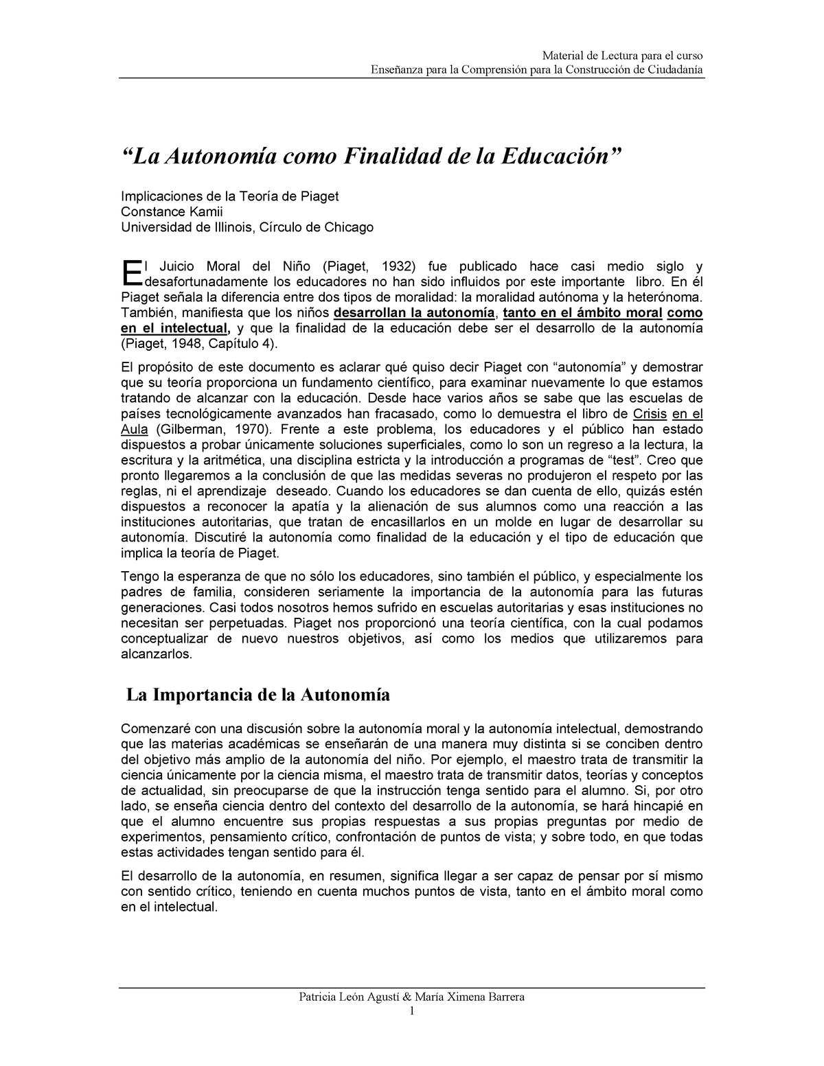 taller insumo de investigacion Material de Lectura para el curso