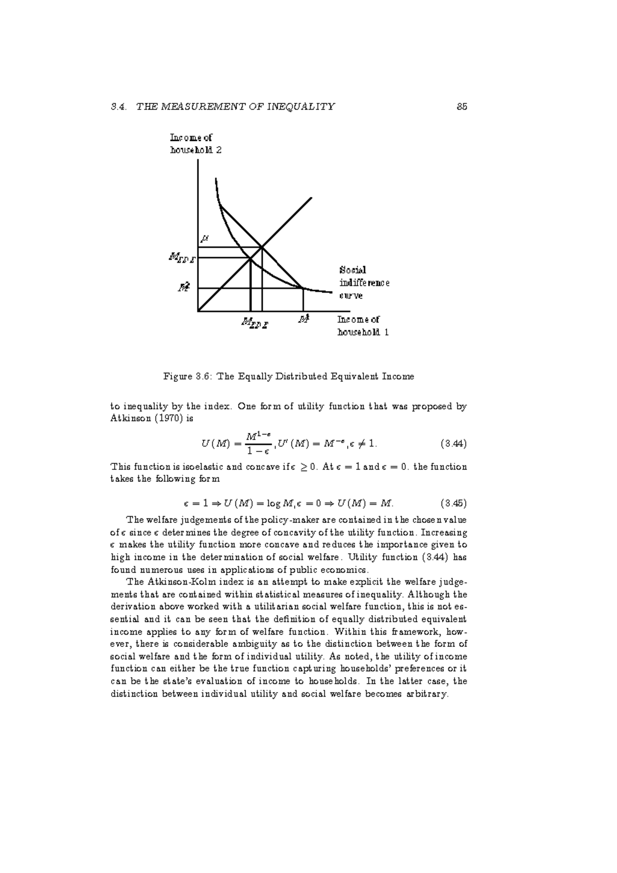 Public Economics-28 - 3. THE MEASUREMENT OF INEQUALITY 85 Figure 3: The ...