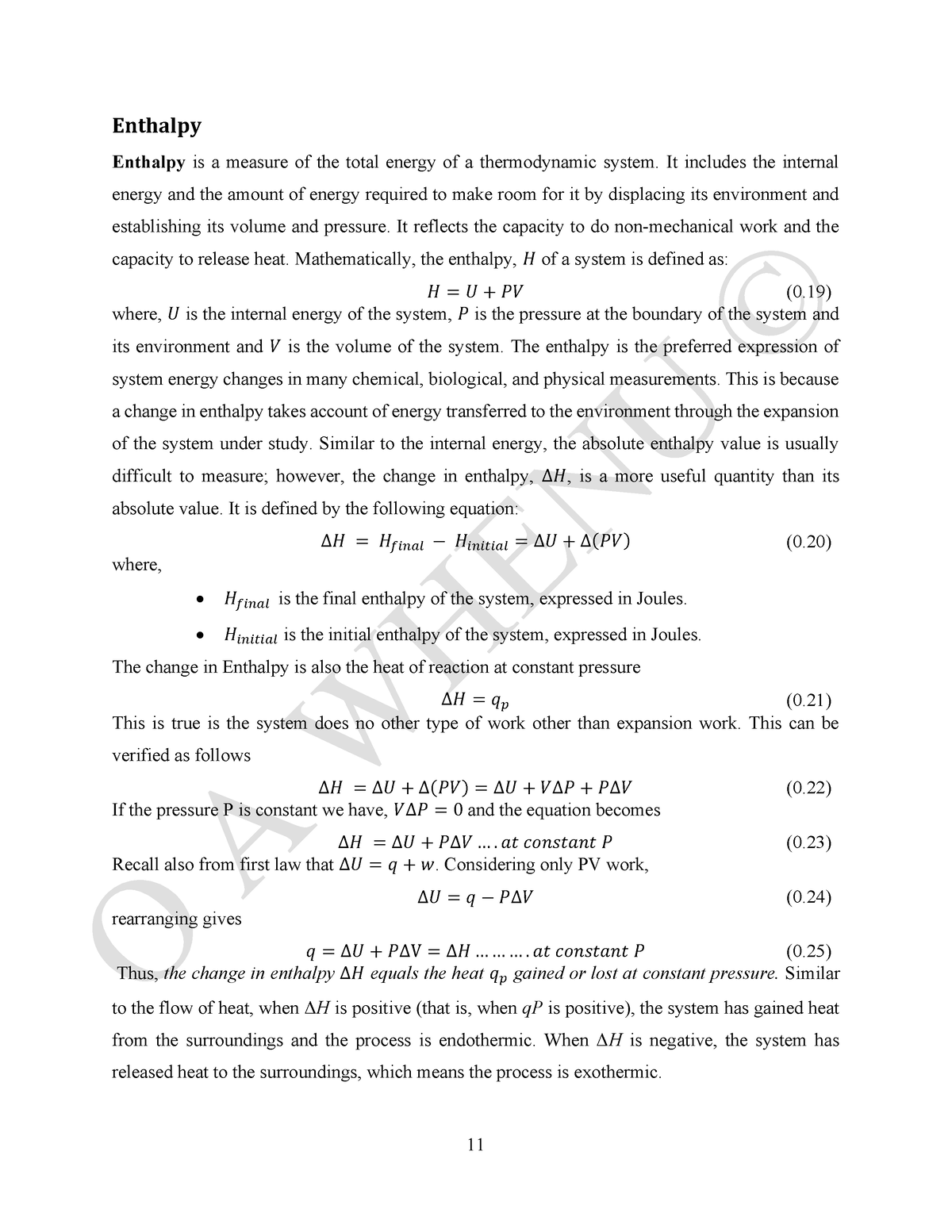 03 Enthalpy Calorimetry And Hess's Law - Enthalpy Enthalpy Is A Measure ...