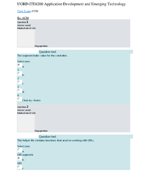 ITE6104 Computer Programming 2 Prelim TO Final QUIZ - Application ...