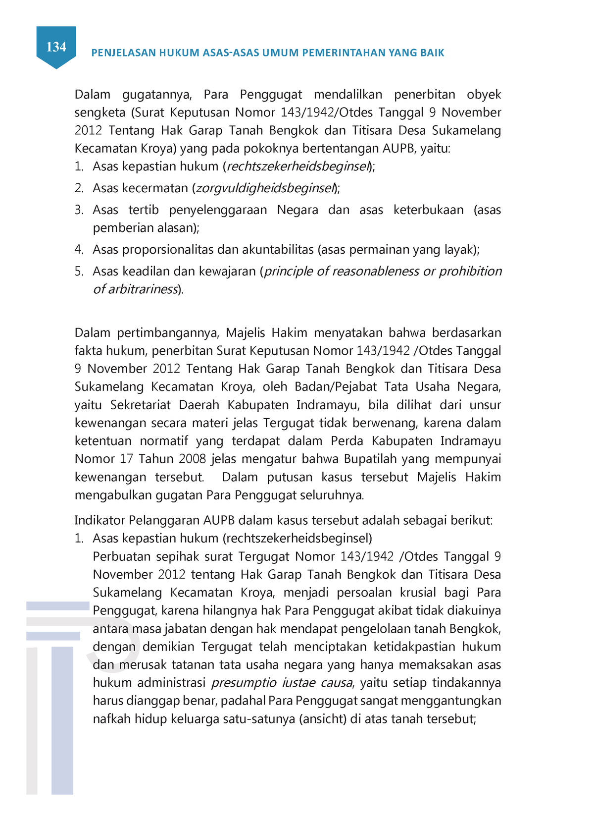 Penjelasan Hukum ASAS ASAS UMUM Pemerintahan YANG BAIK 35 - 134 ...