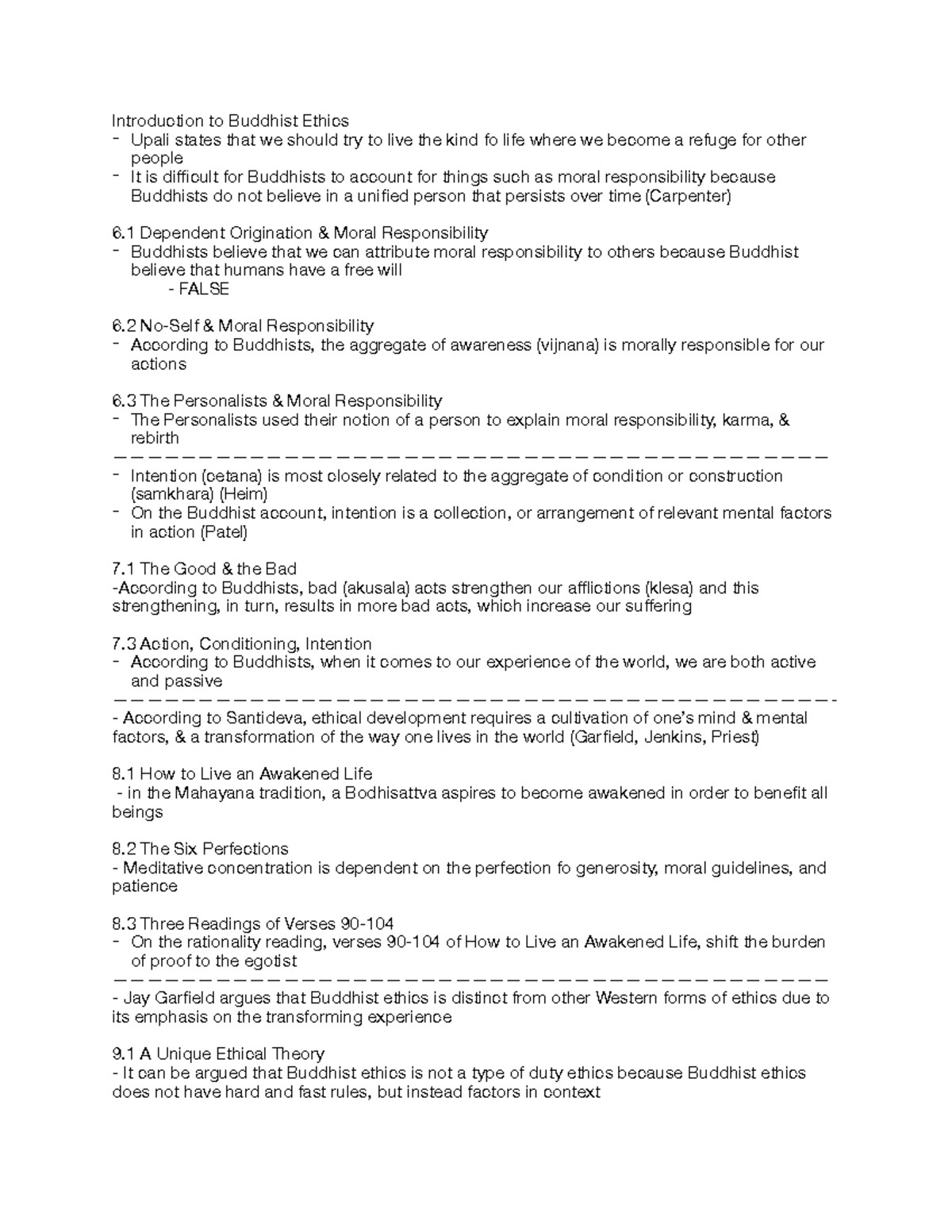 Ethics Module Review - PHIL 3500 - Studocu