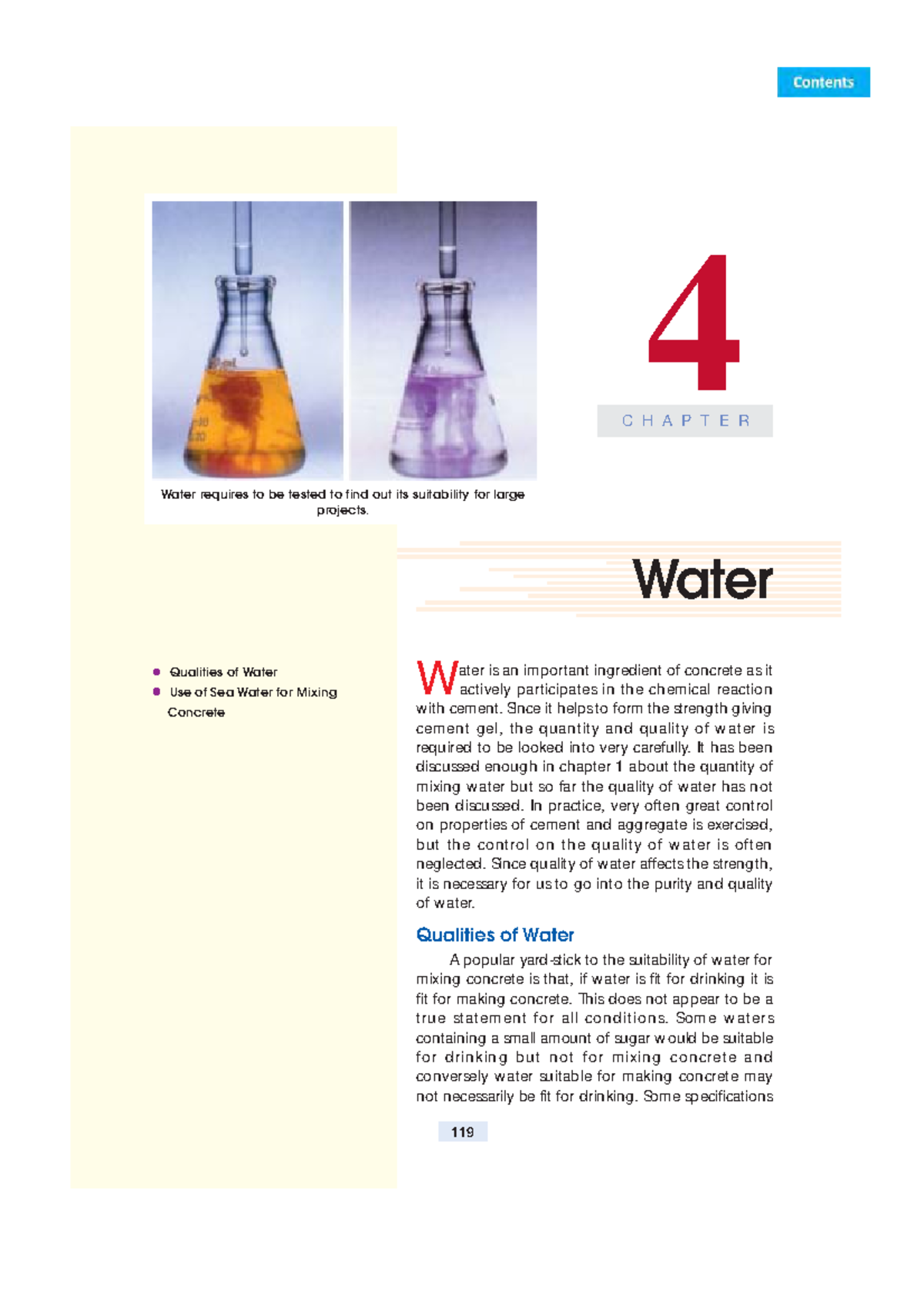 Ch-4 - notes. - 4 C H A P T E R W ate r is an impo rtant ing re die nt ...