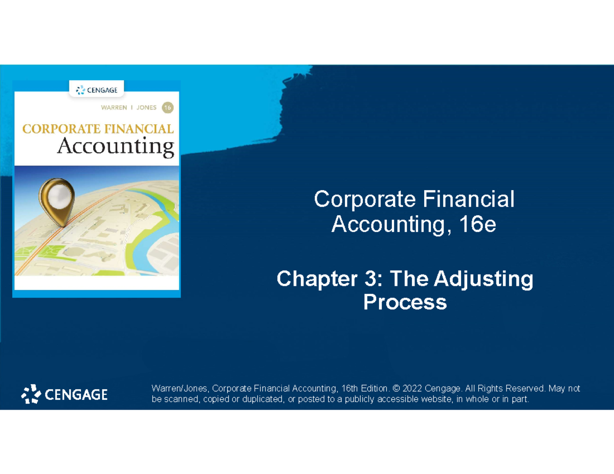 Chapter+3+lesson+slideshow - Chapter 3: The Adjusting Process Corporate ...