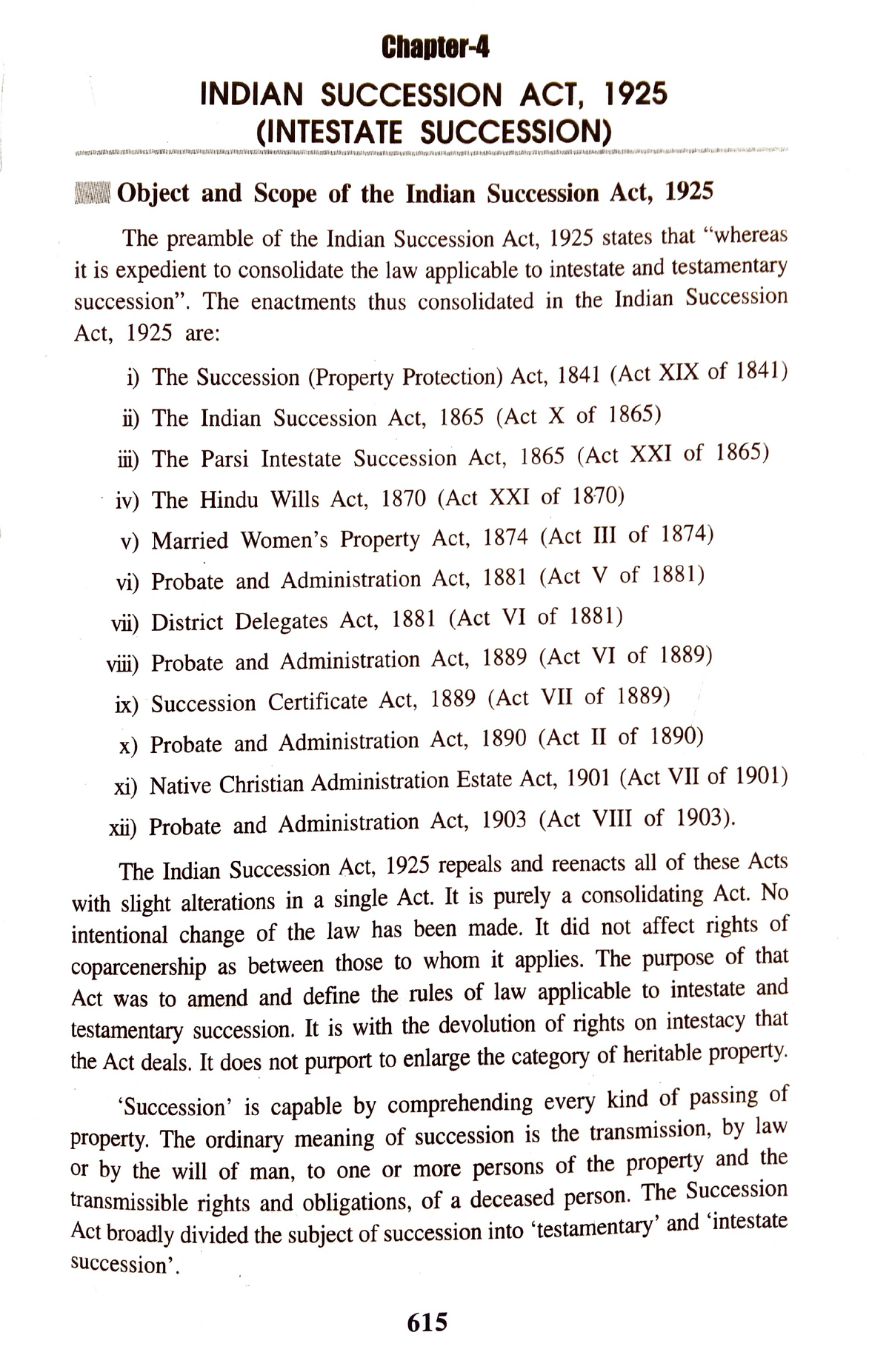 muslim-law-s-notes-chaptor-indian-succession-act-1925-intestate