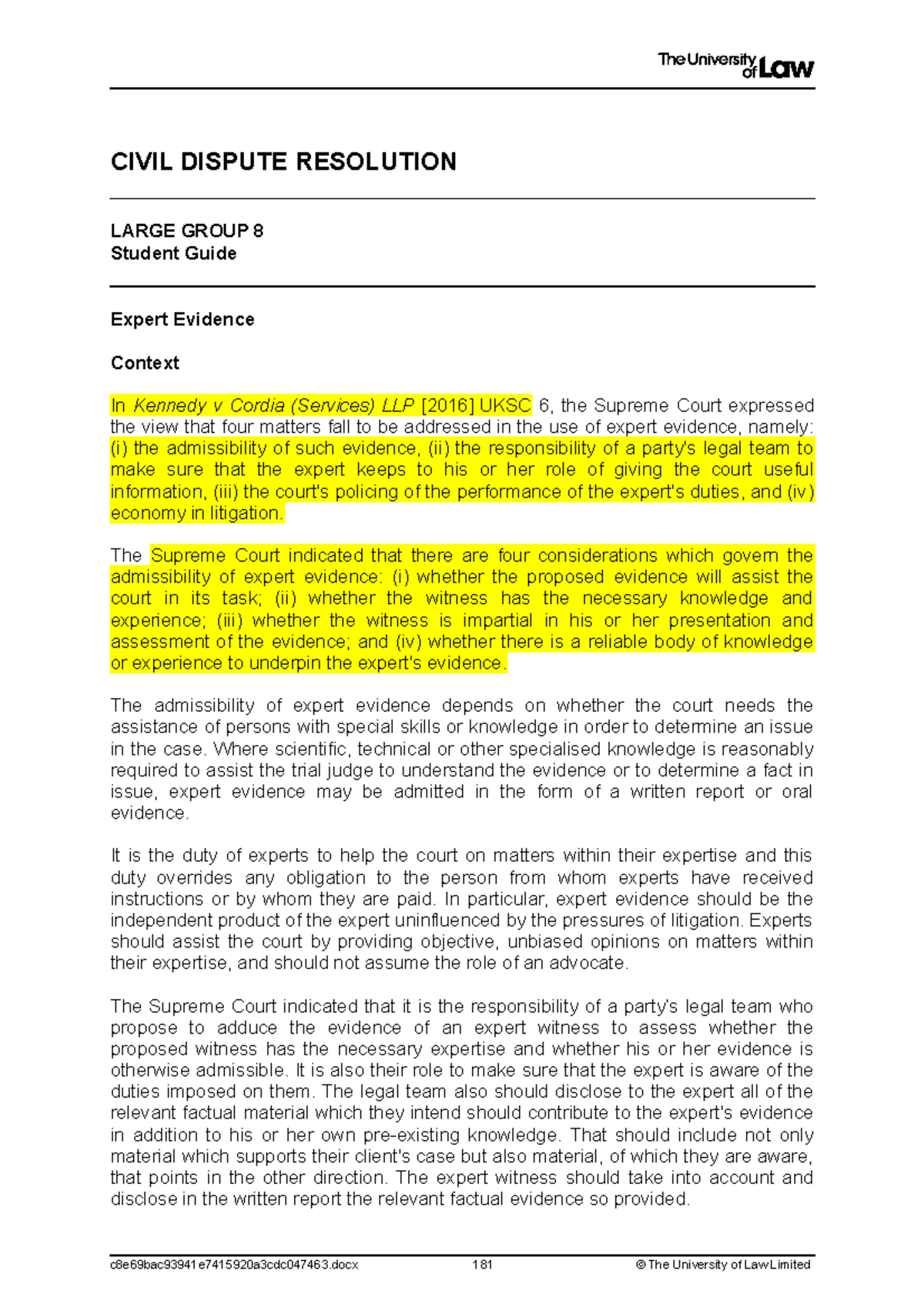 CDR LG 8 - Lecture Notes - CIVIL DISPUTE RESOLUTION LARGE GROUP 8 ...