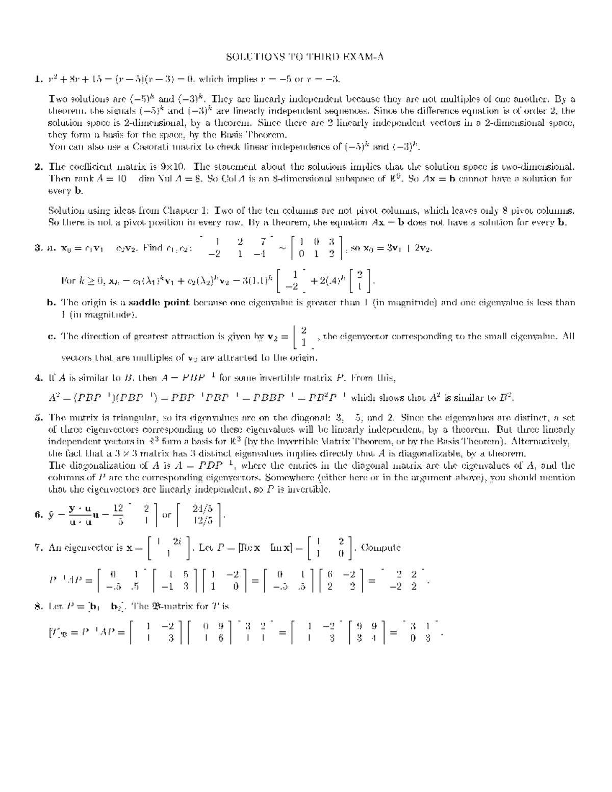 Stdsol 3a - solutions to homework - SOLUTIONS TO THIRD 1. 0, which ...
