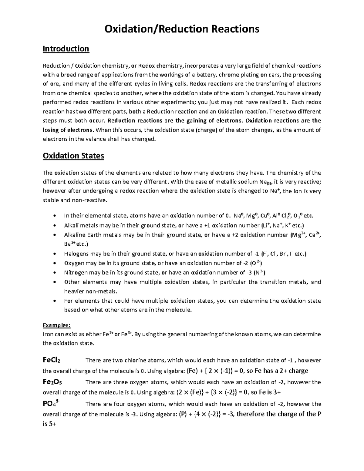 Redox Titration Intro - Introduction Reduction / Oxidation Chemistry ...