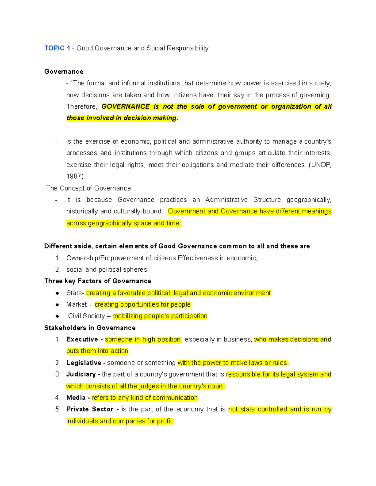 Reviewer - TOPIC 1 - Good Governance and Social Responsibility ...