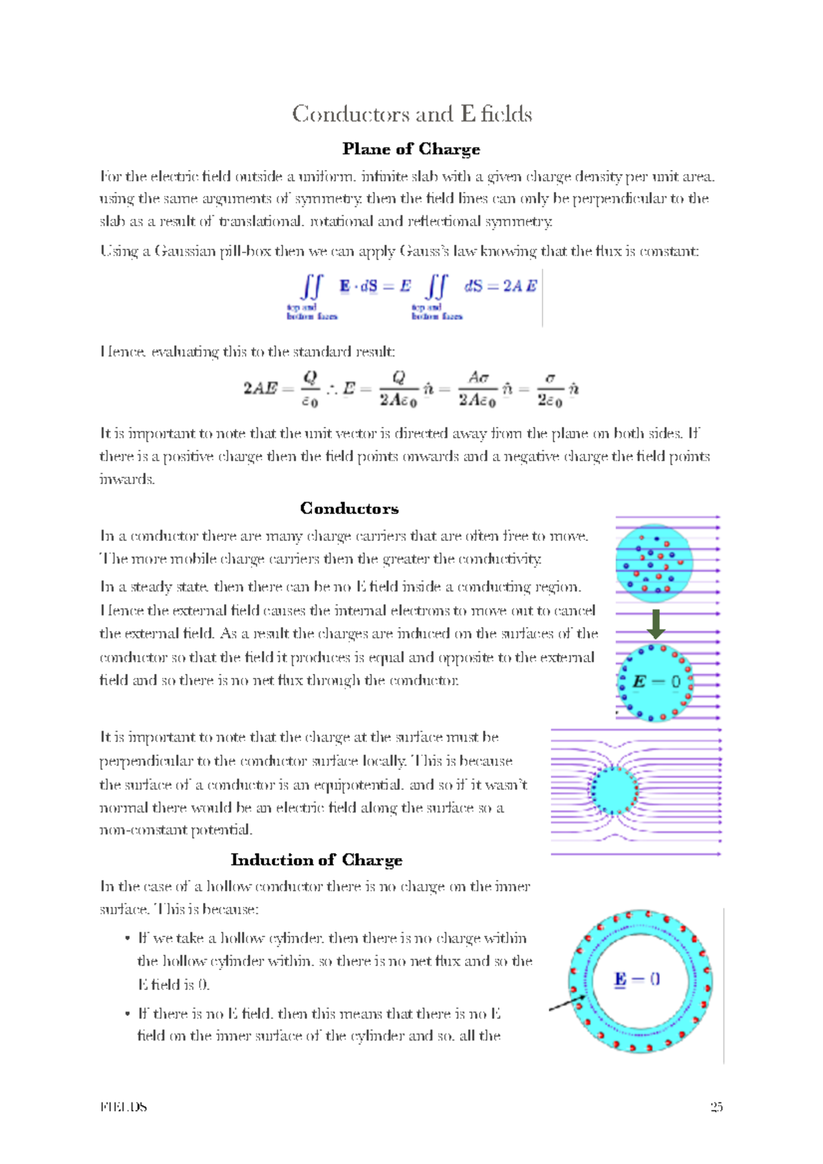 Natural Sciences - Physics - Fields - Part 4 - Conductors and E fields ...