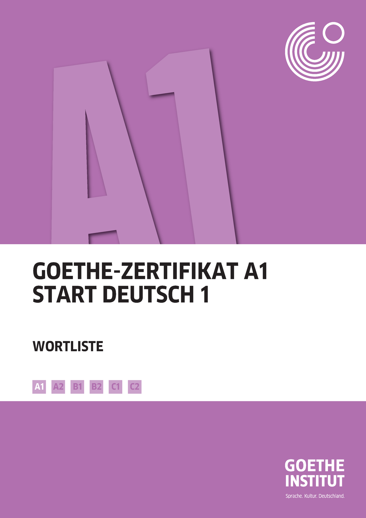 Goethe institut a1 wortliste