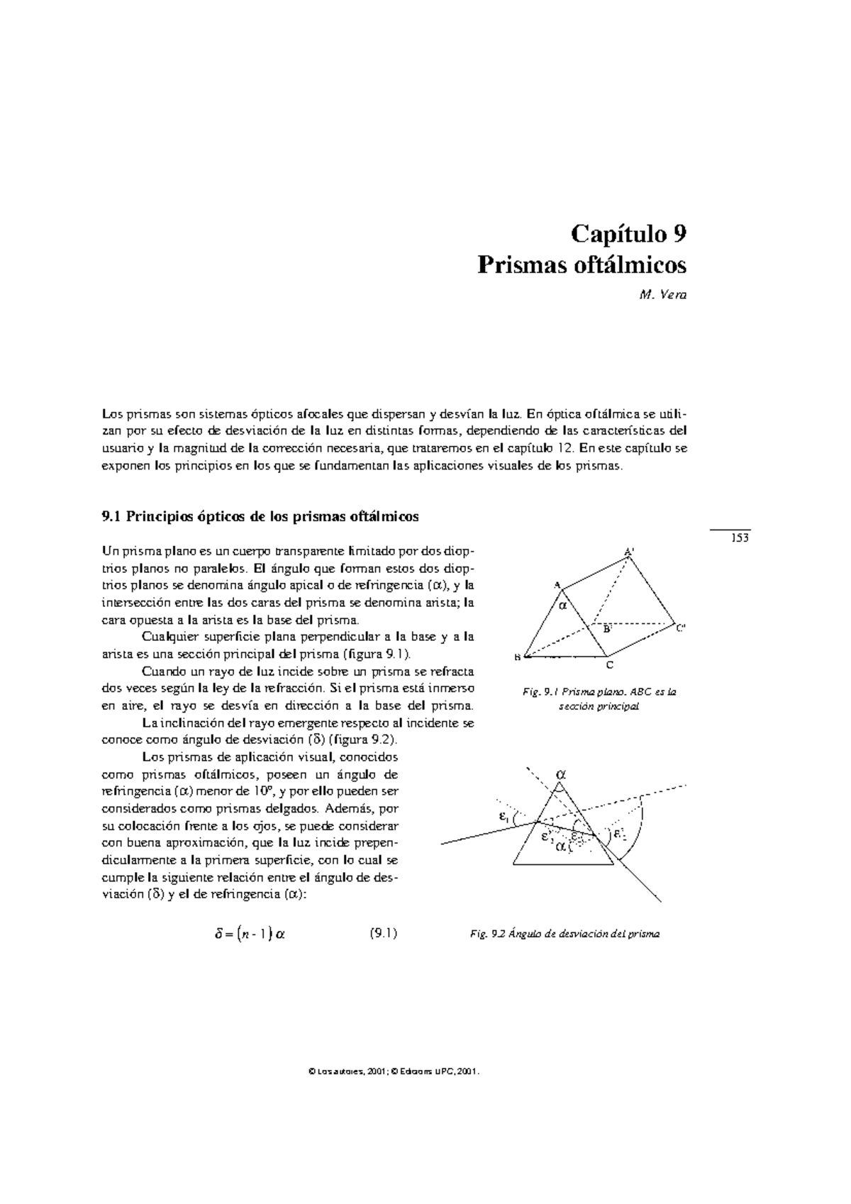 Prismas - ensayo - Los prismas son sistemas ópticos afocales que ...