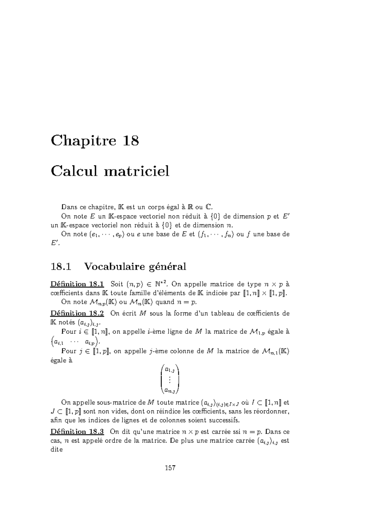 Définition Corps Math – Caractéristique D’Un Corps – MTSIVC