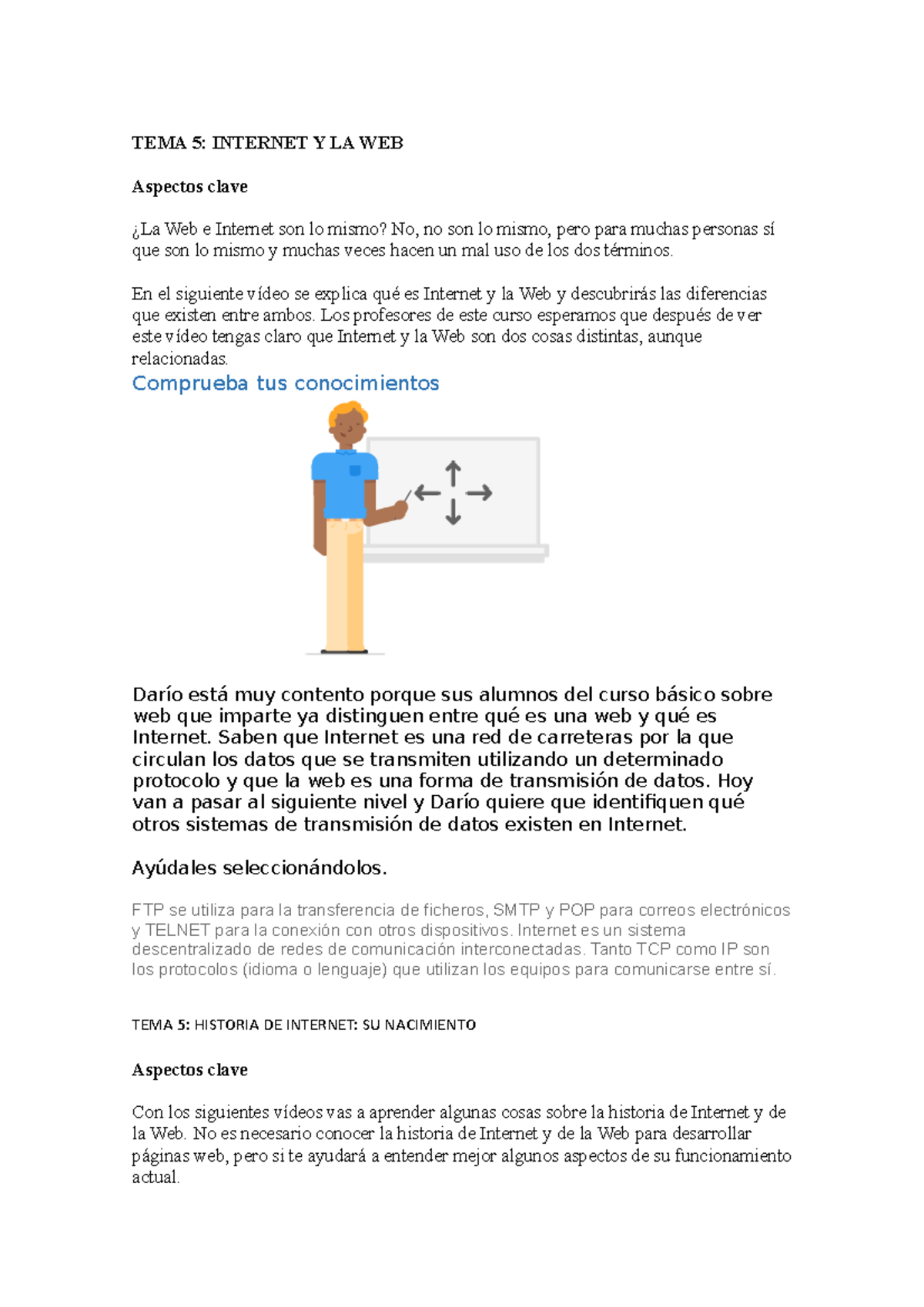 Apuntes - SISNTAXIS DE PROGRAMACION - TEMA 5: INTERNET Y LA WEB ...