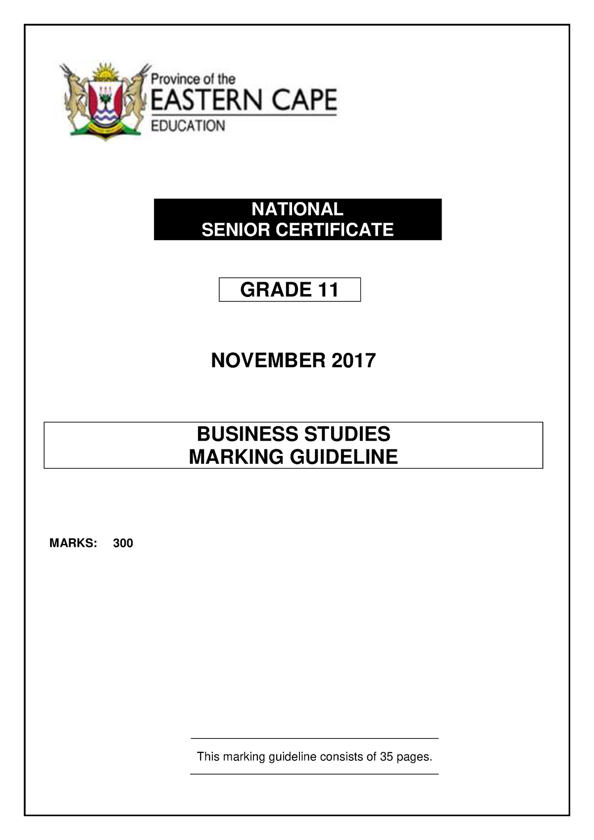 memo business studies grade 11 essays 2017