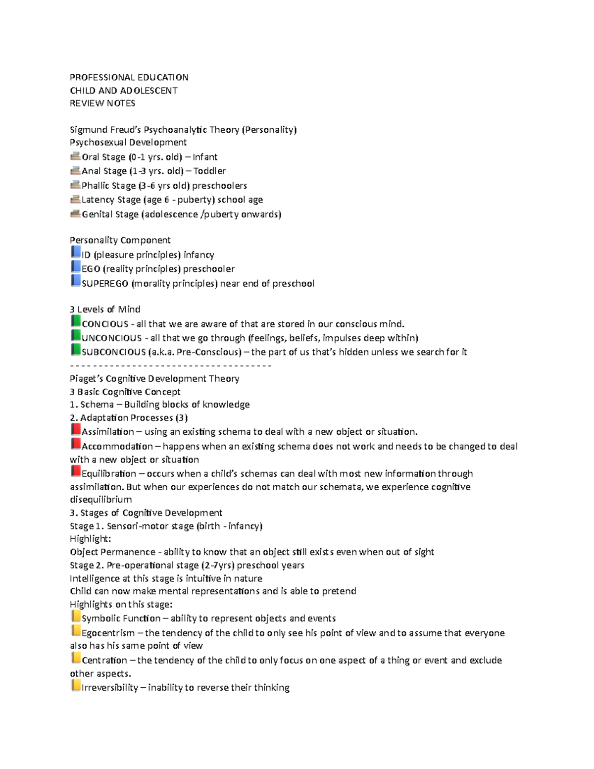 Child AND Adolescent - sdf - PROFESSIONAL EDUCATION CHILD AND ...