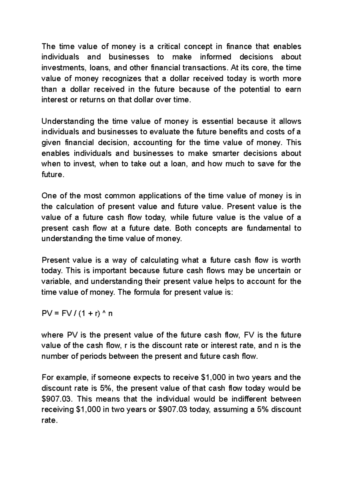 lecture-notes-the-time-value-of-money-fundamentals-of-finance-the