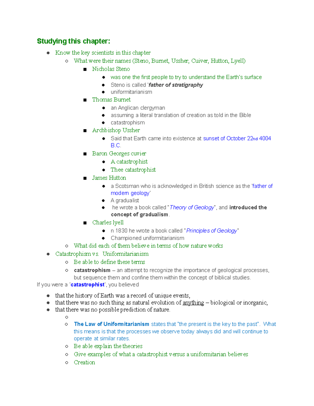 Chapter 1 - Lecture Notes Online Course - Studying This Chapter: Know ...