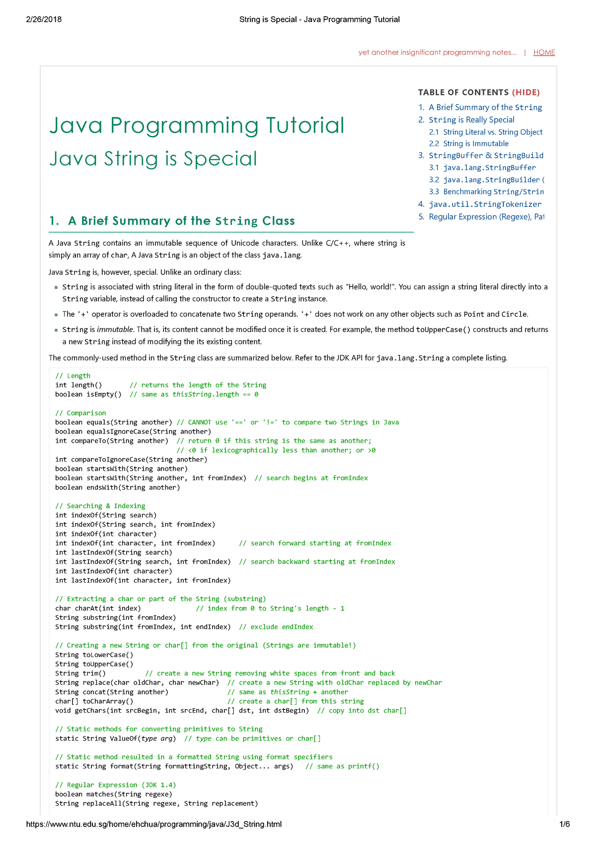 Java substring