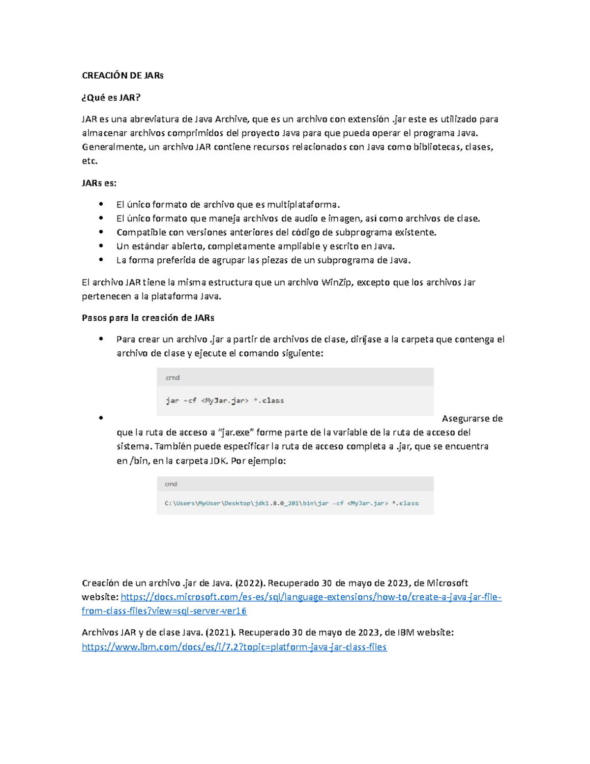 Creación DE JARs aaaa CREACIÓN DE JARs ¿Qué es JAR? JAR es una