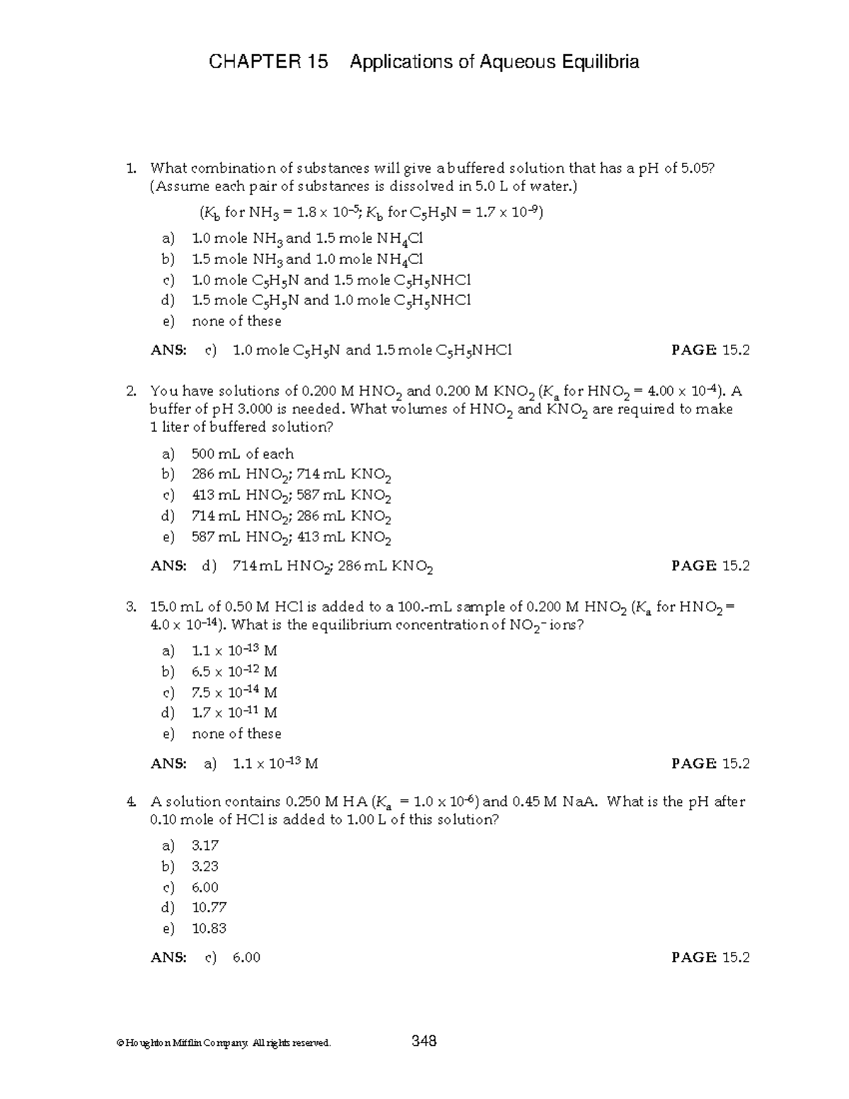 Tb15 chemistry question and answer - What combination of substances ...