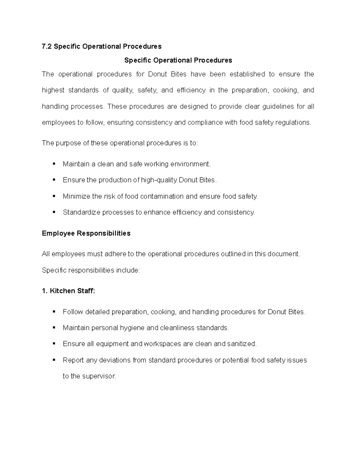 7.2 Specific Operational Procedures - 7 Specific Operational Procedures ...