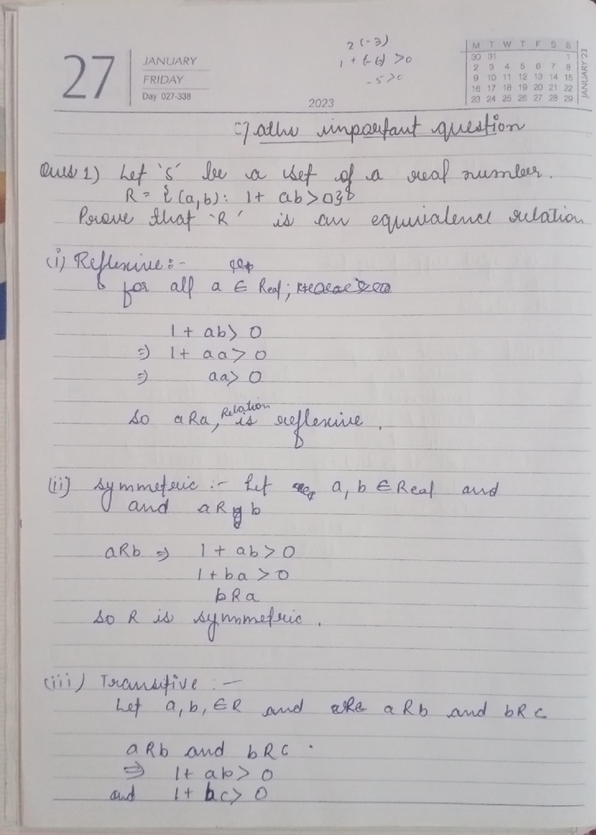 Mid 3 sem maths imp - Important practice questions - 27 JANUARY FRIDAY ...