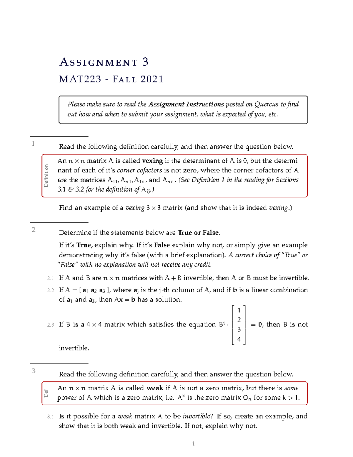 assignment applications 3 2a