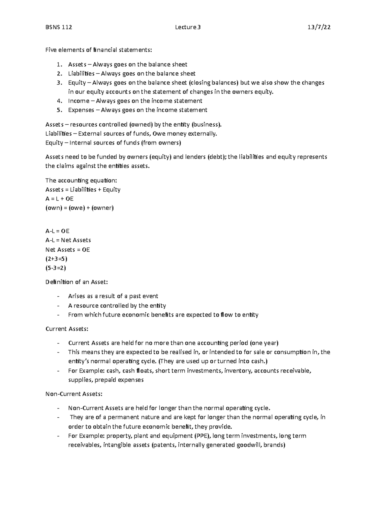 bsns-115-lecture-3-five-elements-of-financial-statements-assets