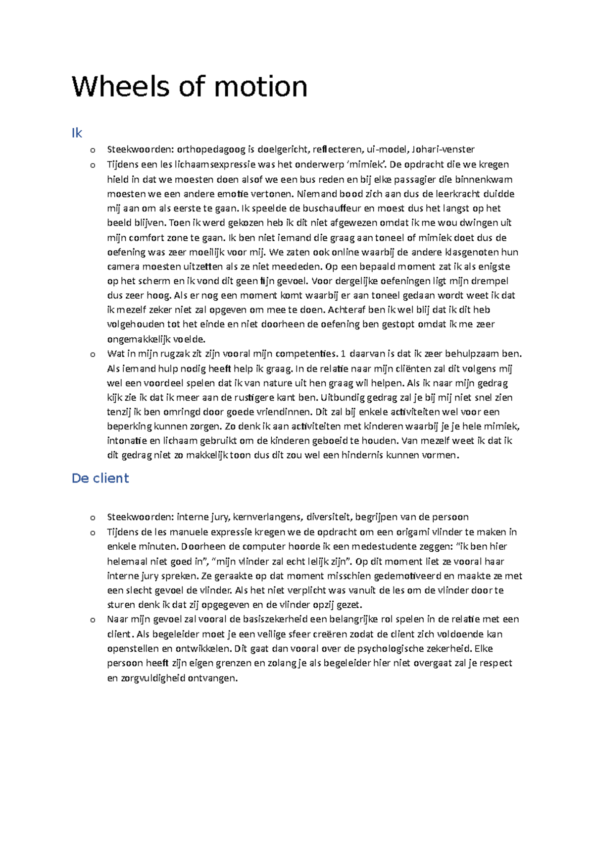 Wheels of motion creatieve expressie Wheels of motion Ik o