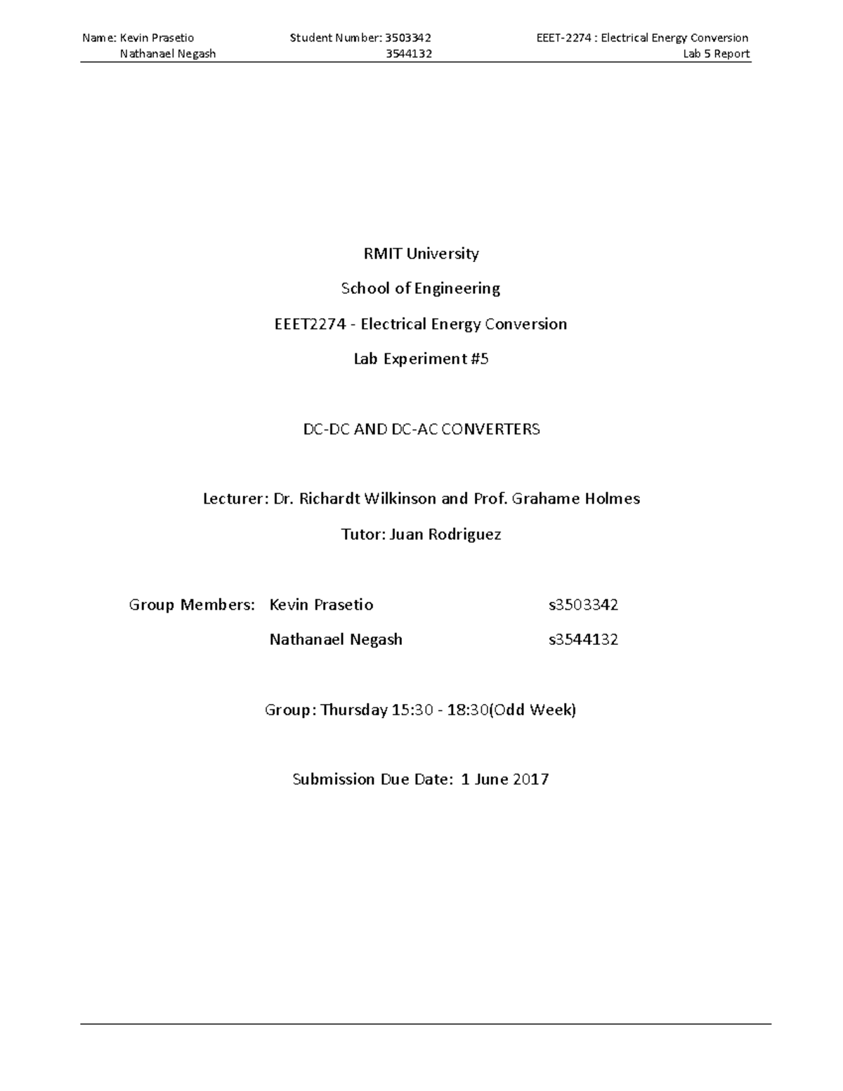 EEET2274-Lab5-Report - Nathanael Negash 3544132 Lab 5 Report RMIT ...