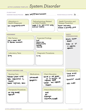 Phenelzine - ACTIVE LEARNING TEMPLATES THERAPEUTIC PROCEDURE A ...