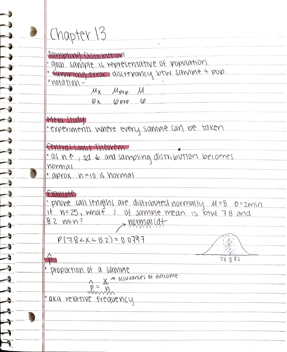 Chapter 13 - Macmillan Learning Notes - Chapter 13 sampling ...