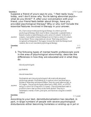 Abnormal psych case study - Contextual analysis 5: Major Depressive ...