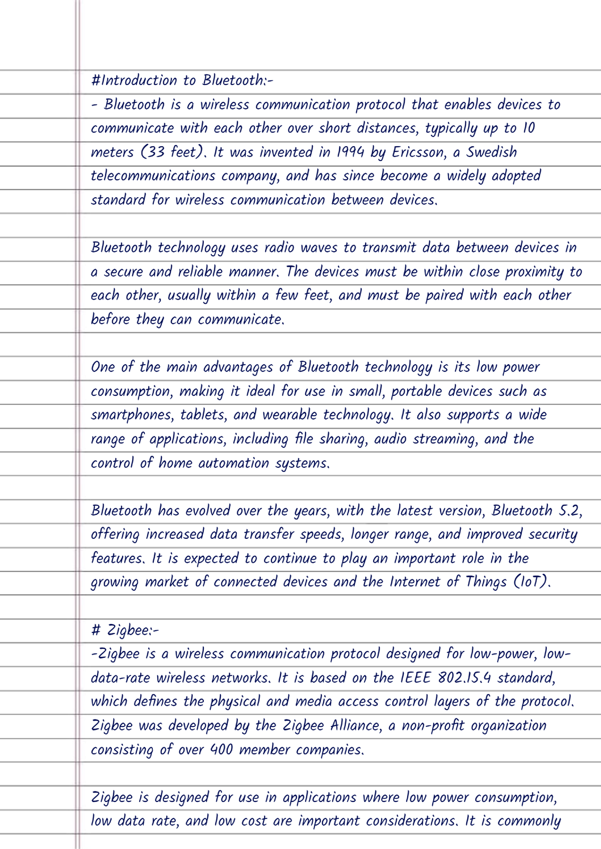 Unit 5 Wireless Communication - B. Tech - Studocu