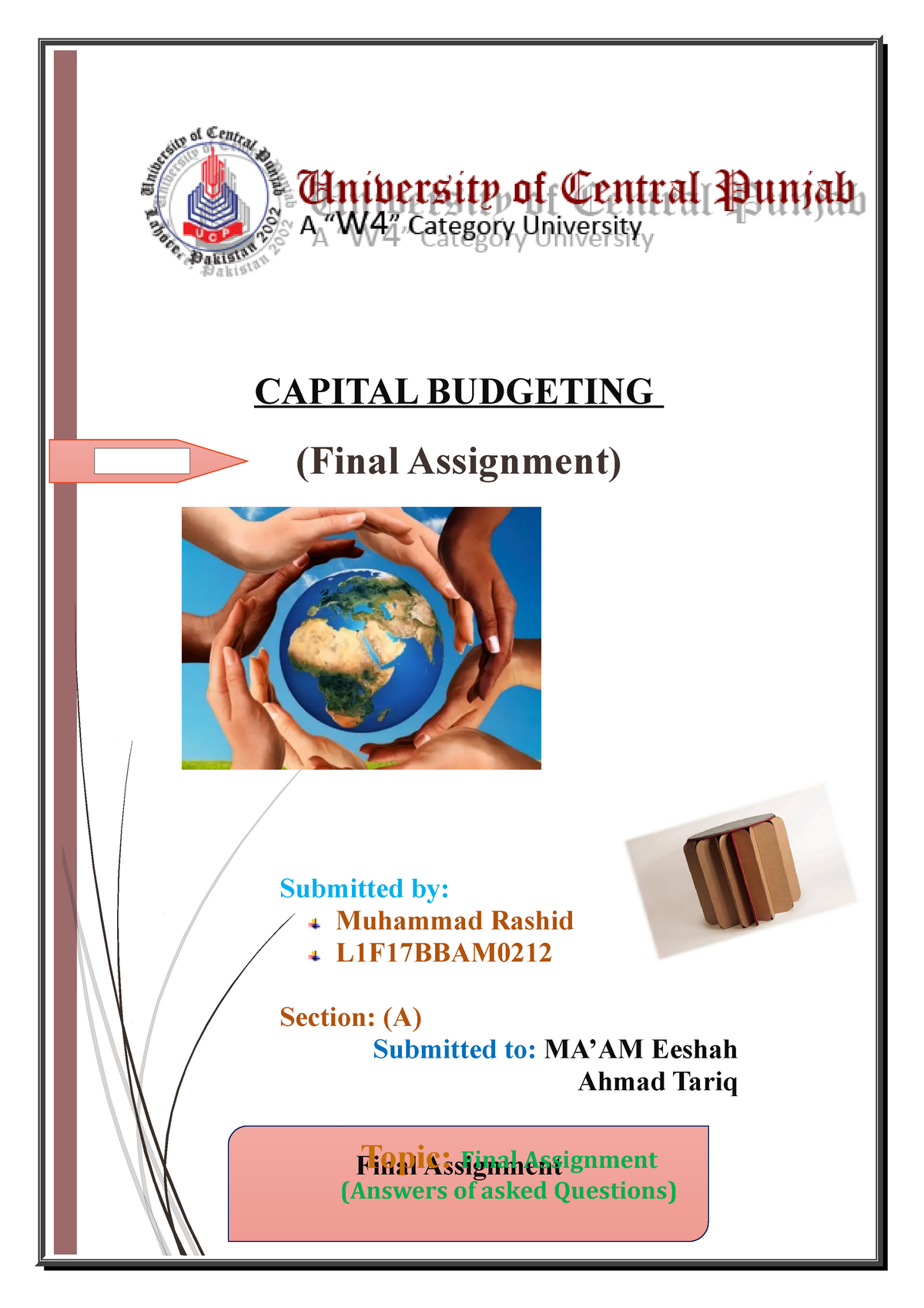 capital budgeting assignment