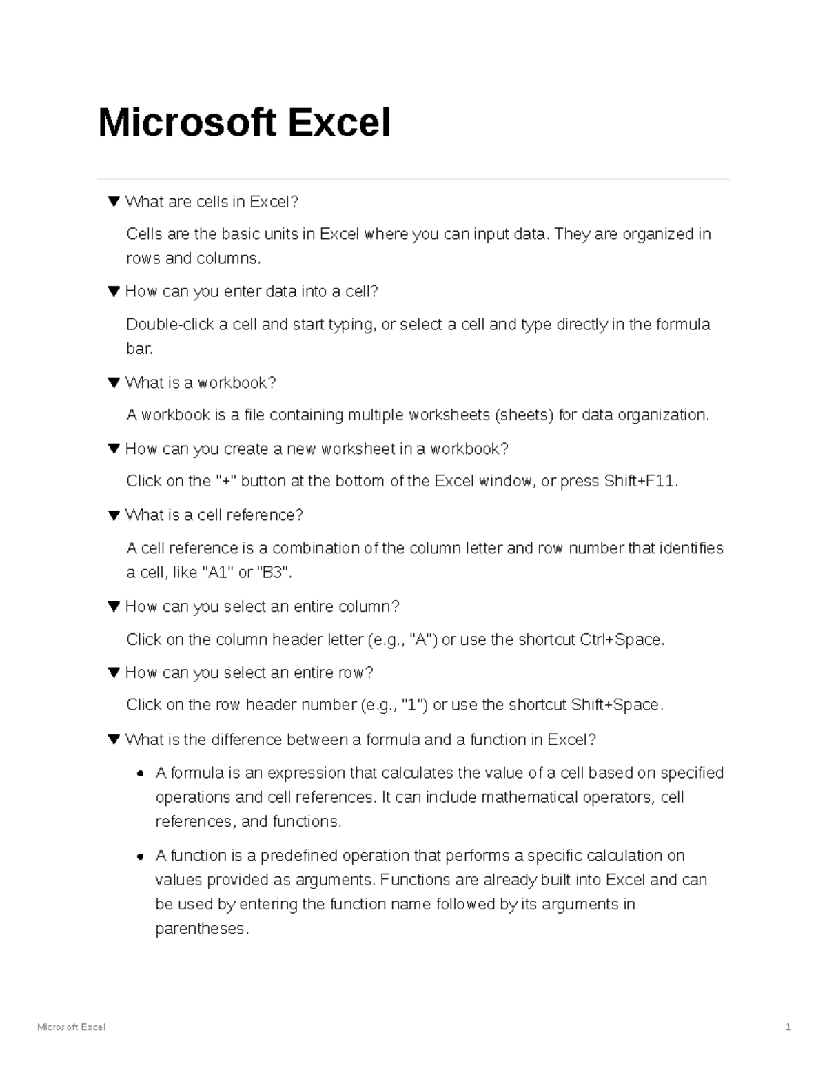 microsoft-excel-short-note-microsoft-excel-what-are-cells-in-excel