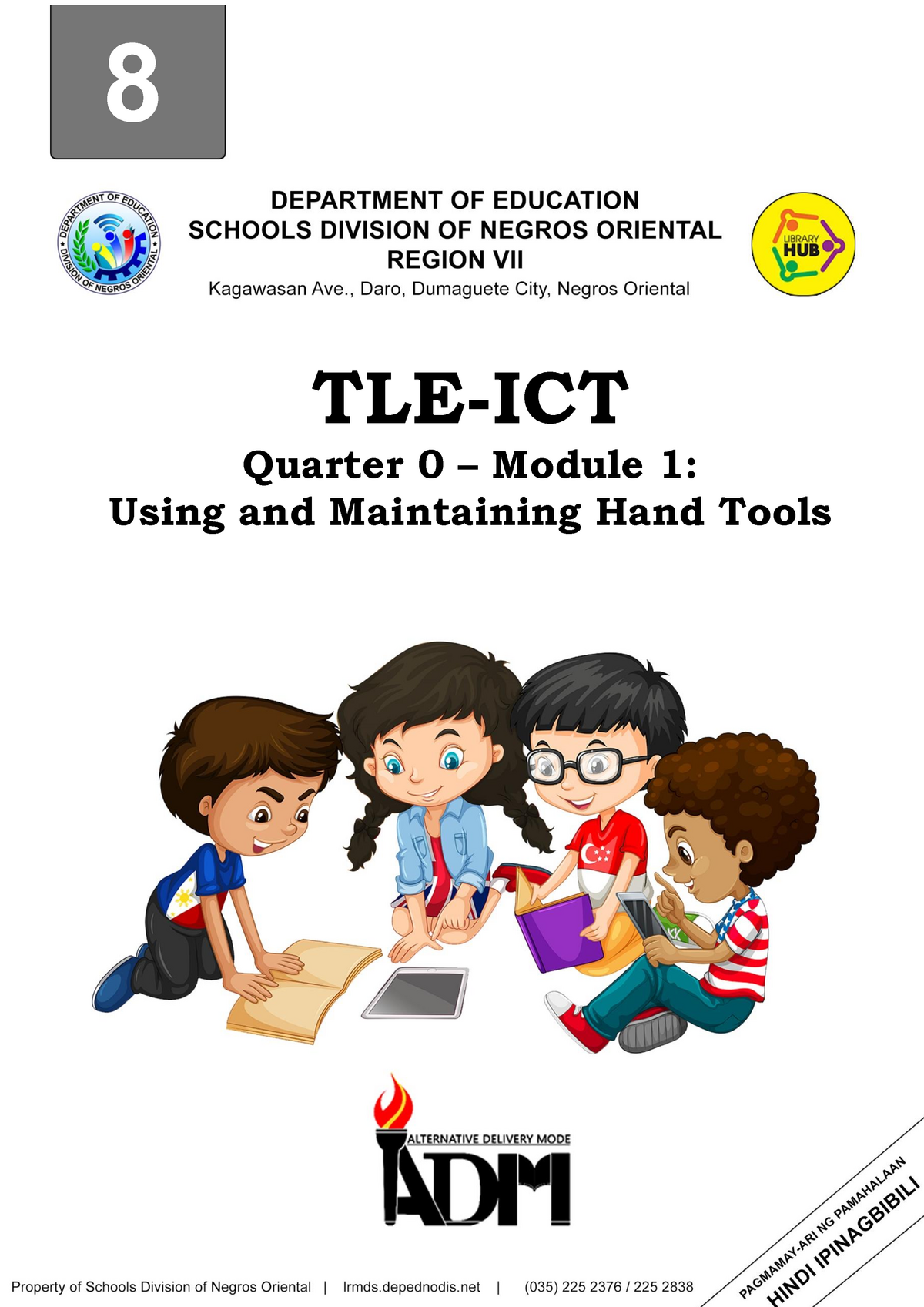 Grade 8-q0-w1-handtools-for-student Compress - 8 TLE-ICT Quarter 0 ...