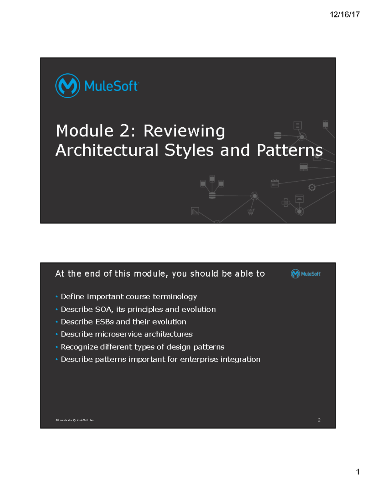 02 architectural patterns - Module 2: Reviewing Architectural Styles ...