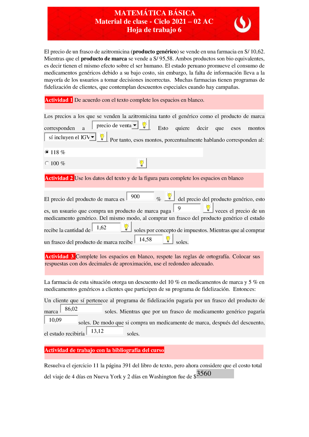 HOJA DE Trabajo N 6 Matem Tica B Sica UPC StuDocu   Thumb 1200 1697 