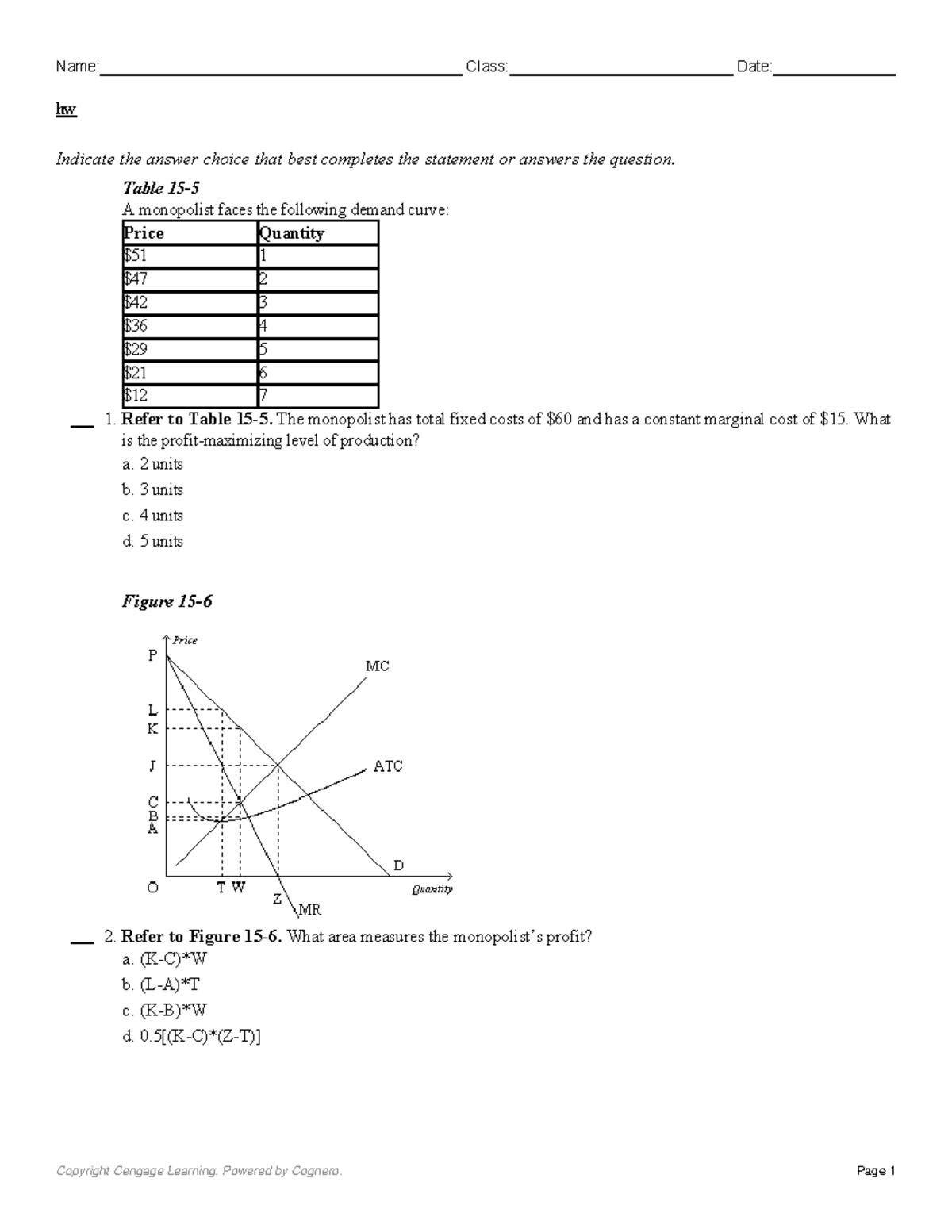 Ch 15 Key Assignment Econ 23 Studocu