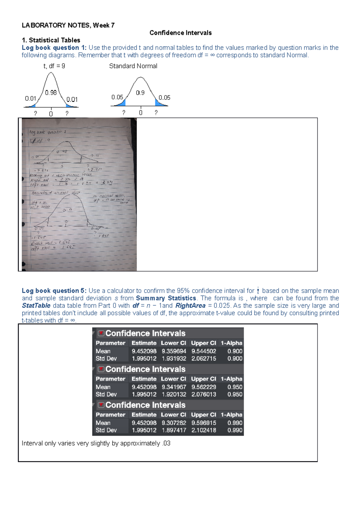 Logbook Week 7 Week 7 practical question and answer sheet