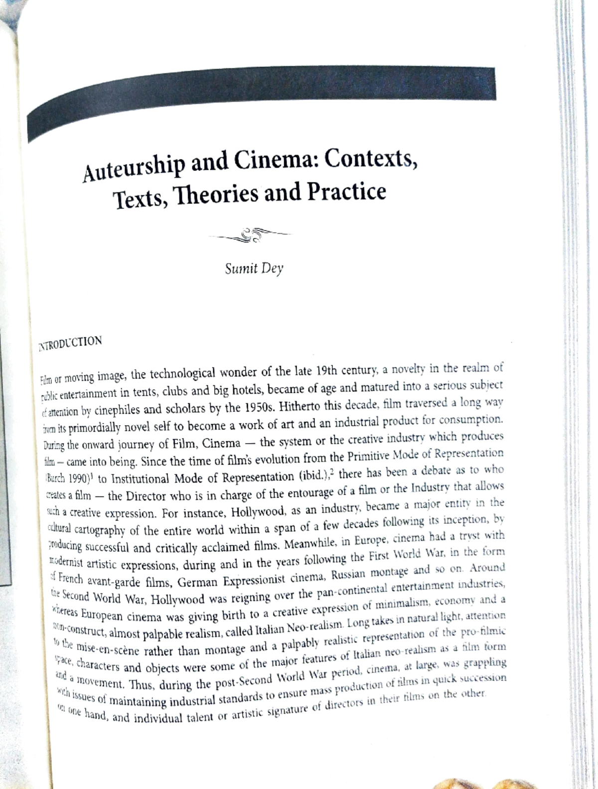 Authorship - Auteurship and Cnema: Contexts, Texts, Theories and ...