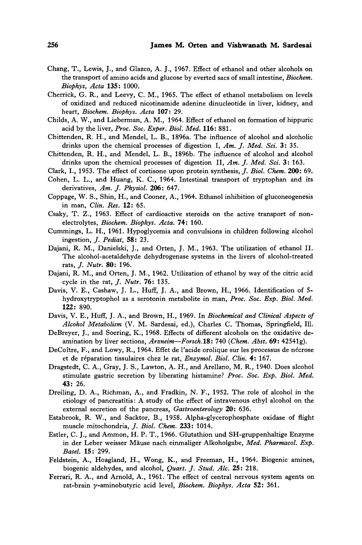 Biochemistry 1-94 - N/A - 256 James M. Orten and Vishwanath M. Sardesai ...