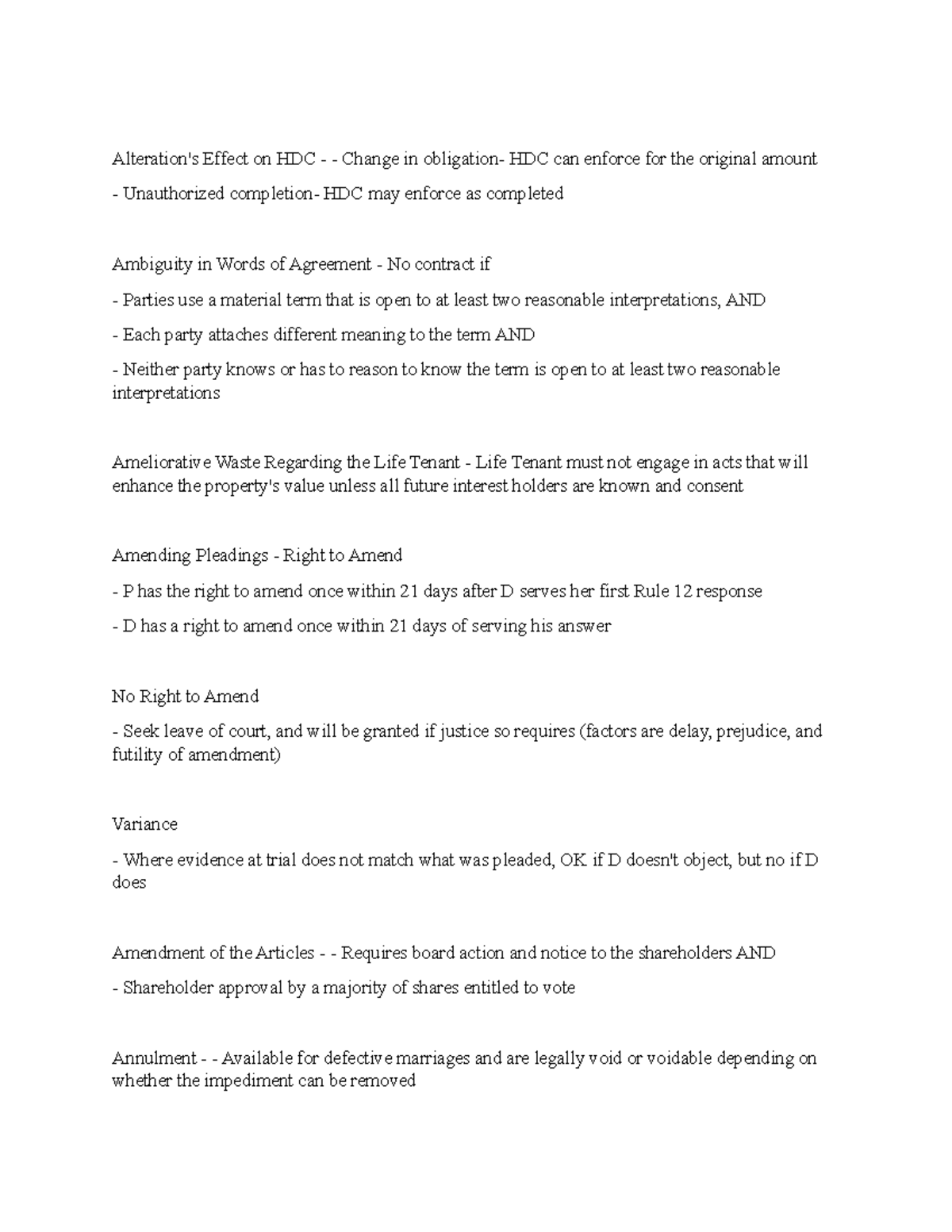 Note 2 Bar Exam Alteration's Effect on HDC Change in