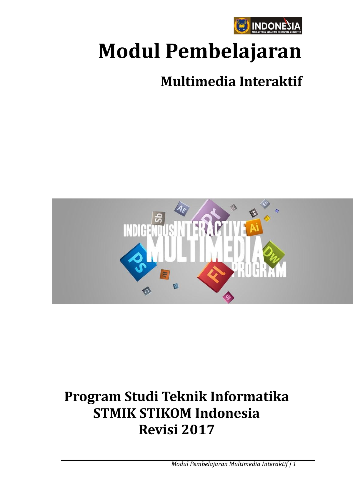 Modul- Multimedia- Interaktif-2017-1 - Modul Pembelajaran Multimedia ...